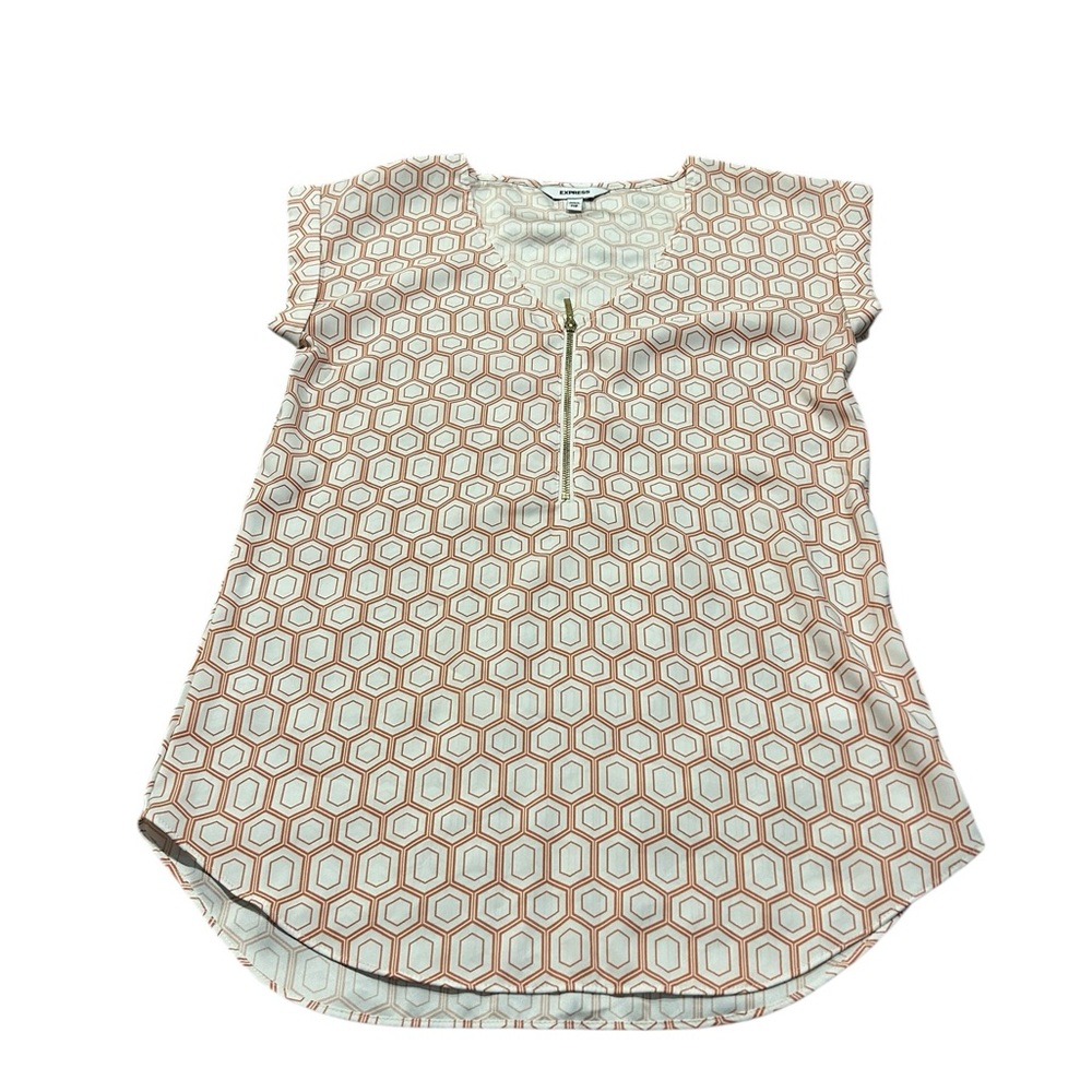 EXPRESS geometric blouse